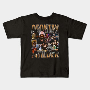 Deontay Wilder Vintage Bootleg Kids T-Shirt